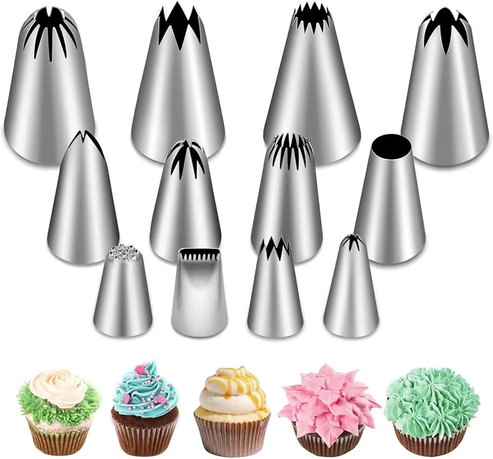 Buttercream Piping Tip Set (12pcs)