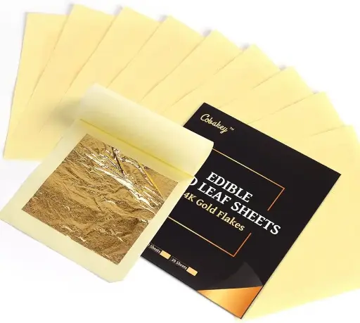 Edible Gold Leaf Sheets (10pcs)