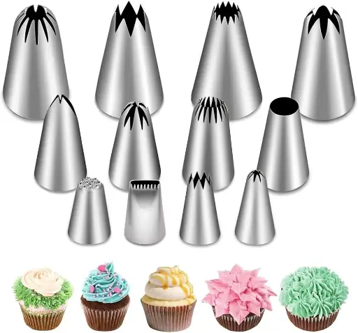 Buttercream Piping Tip Set (12pcs)