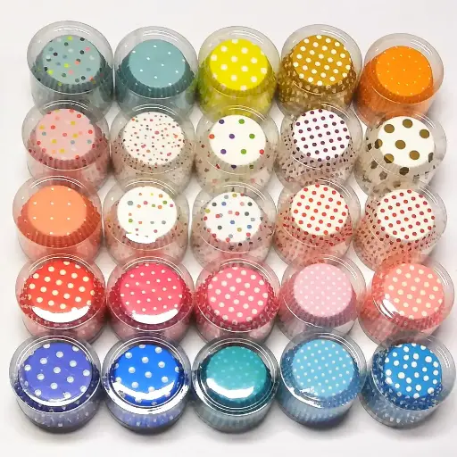 Polka Dot Cupcake Liners (100pcs)